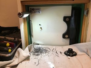 Andy the Locksmith Opening Safe